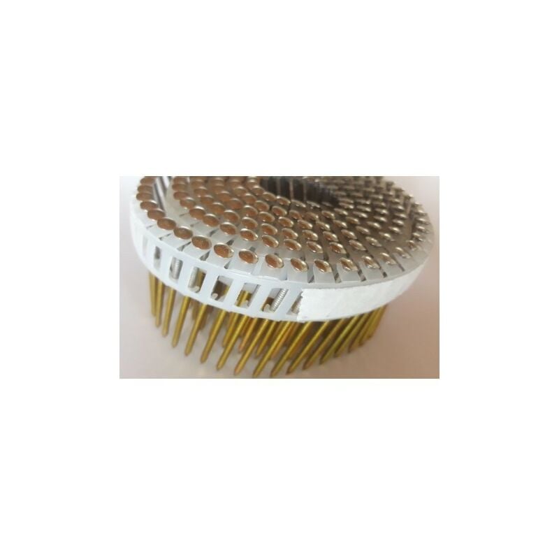 5250 clous rouleaux plats 15/16° 2.3 x 50 crantés Inox A2 Bombée