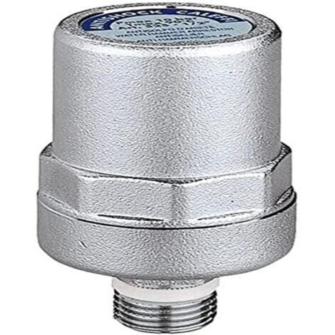 525040 ANTISHOCK Antibélier 1/2 Pouce M Corps en Laiton, Chromé