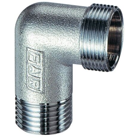 5260 - Gomito maschio cromato - Misura 3/4" x 22 con kit tenuta gomma 5260 34T22