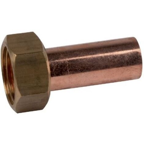 52CU - douille droite avec écrou Écrou 3/8'' Ø - Filet. 12 - 3/8''