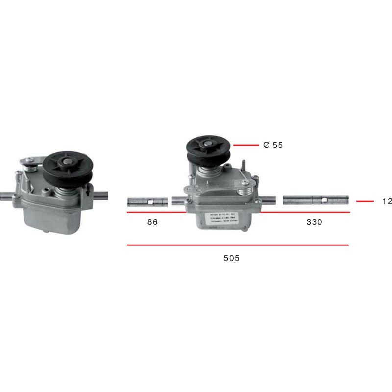 Husqvarna - 531212936 - Groupe de Traction alu pour tondeuse Bernard Loisirs - mep ...