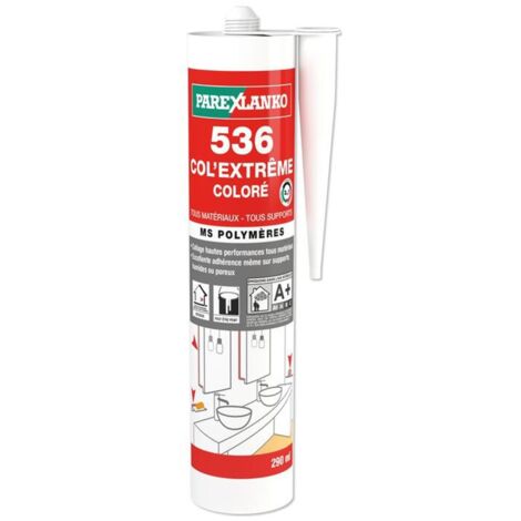 536 COL'EXTREME BLANC 290ML pour banc, panneau extrudé, toutes surfaces