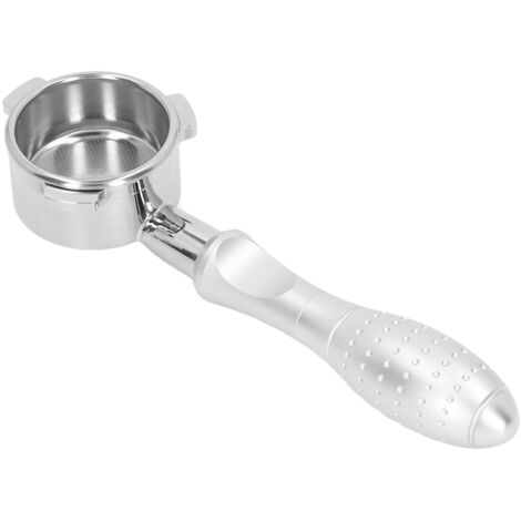 54-mm-Filterhalter ohne Boden für Breville Series 8 Kaffeemaschinen, silberner Filter