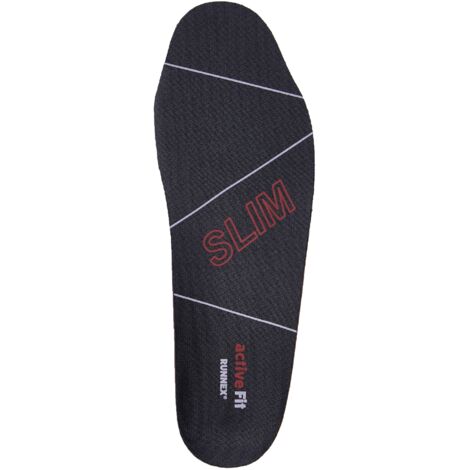 5410-45 RUNNEX® Einlegesohle activeFit slim Gr.45 schwarz/rot