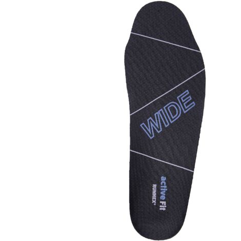 5412-43 RUNNEX® Einlegesohle activeFit wide Gr.43 schwarz/blau