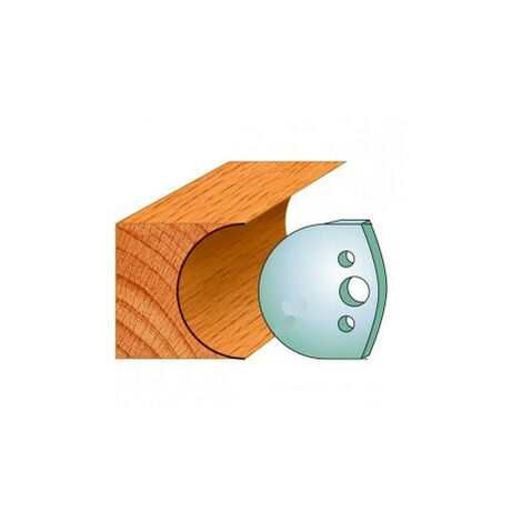 543 : Jeu de fers congé R = 25 mm ( 50 x 4 mm ) porte outils