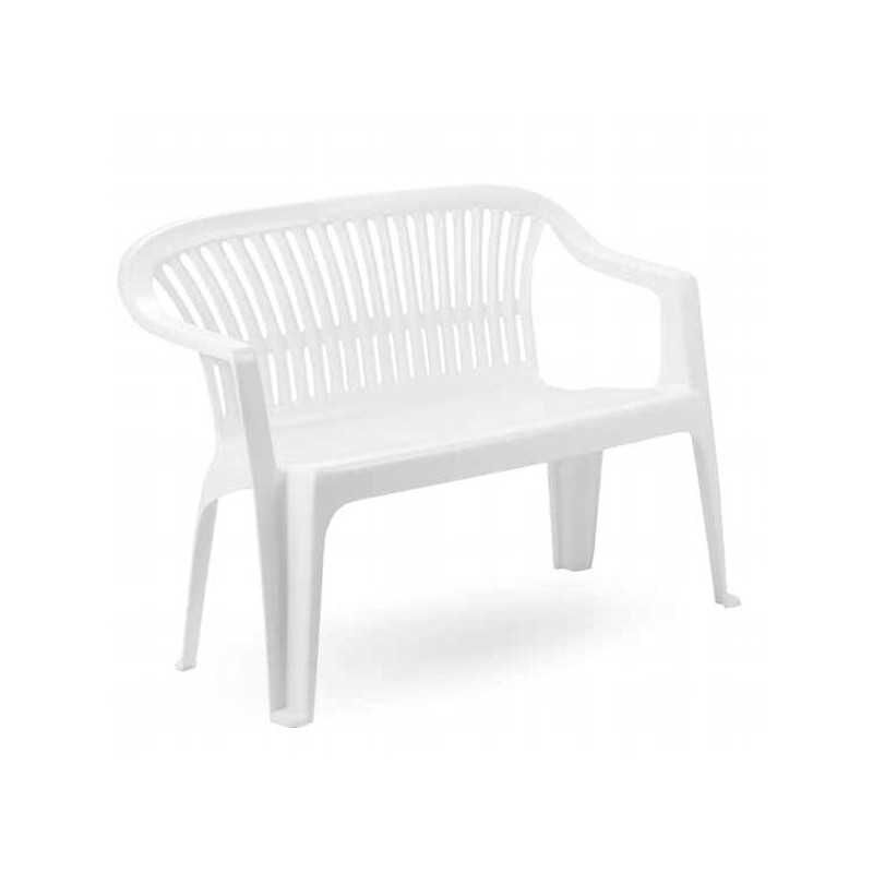 Banc Progarden White Diva en résine