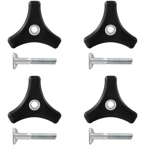 5.4×4.7×4.7cm 4 Pièces Boulons d'Écrou de Boutons de Poignée de Tondeuse à Gazon, Poignée Universelle de Tondeuse à Gazon Boulons