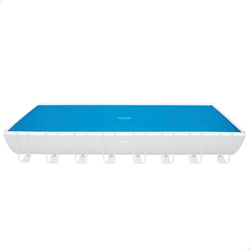 Cubierta De Piscina Solar De Polietileno Azul 960X466 Cm Intex