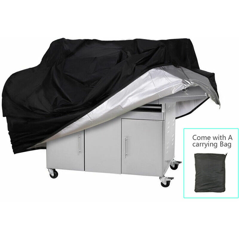 Linghhang - 0.54kg)-150X100X125CM) Housse de barbecue, 210D Oxford Silver Coated Polyester Barbecue Cover