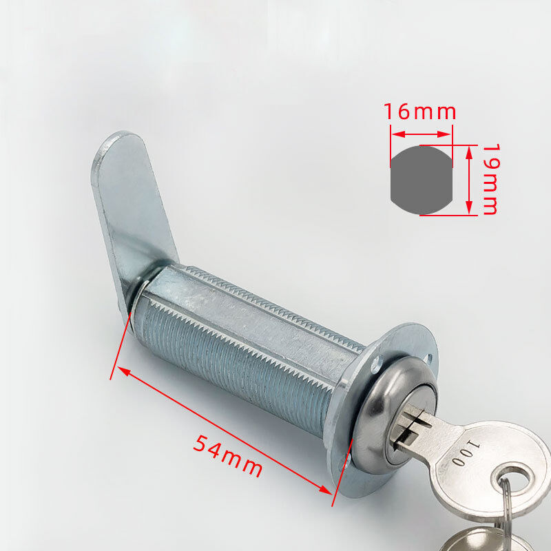 54mm Extra Long Cam Lock with Key, Weatherproof Lock