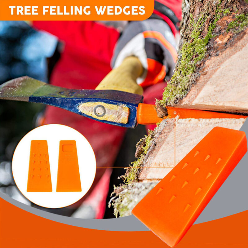 5.5 Inch Felling Wedge Chain Saw Logging Supplies,1 paires