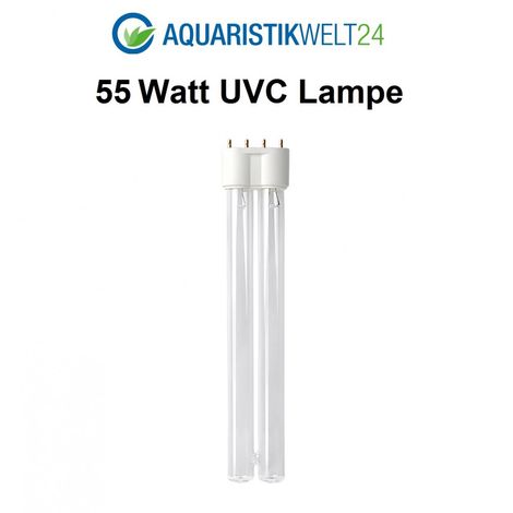 2 Stück UVC Ersatzlampe 55 Watt OSAGA für alle UV-C Teichklärer UVC Lampe 