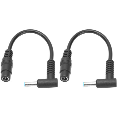 5,5 x 2,1 mm auf 4,5 x 3,0 mm Stromkabel für HP Laptops – 2 Stück