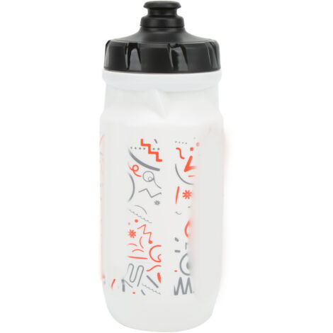 550 ml auslaufsichere Mountainbike-Trinkflasche, weiche Trinkflasche für Radfahren, Wandern und Camping – Weiß