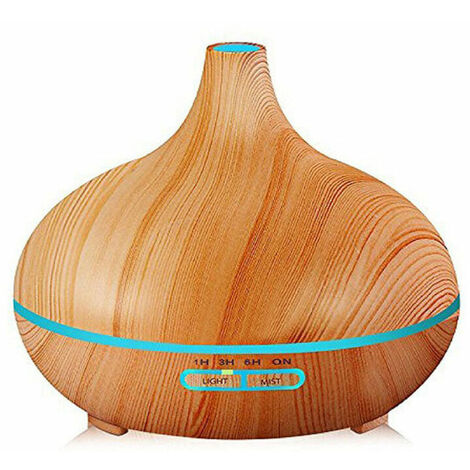 ELIAUK 550 ml Diffuseur d'arômes d'huile essentielle d'aromathérapie, avec humidificateur de mode de brouillard réglable, diffuseur d'arômes à ultrasons avec fonction d'arrêt automatique, dans les s