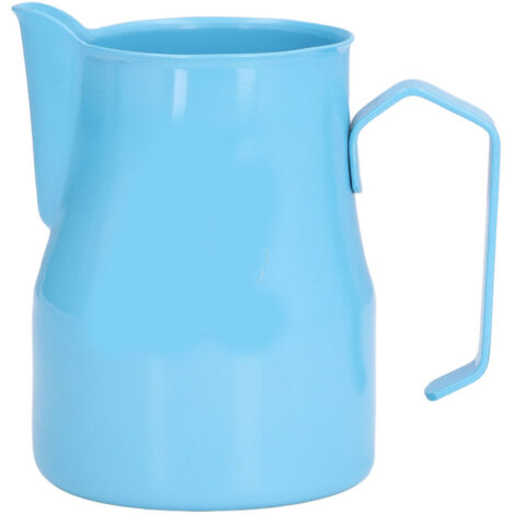 550-ml-Milchkanne aus Edelstahl mit Totenkopf-Design und ergonomischem Ausgießer für Milchaufschäumer