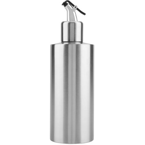 550-ml-Ölflasche aus Edelstahl, Essig- und Soßenspender, praktisches Küchenutensil
