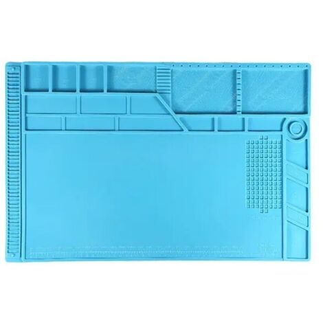 550x350mm tapis antistatique isolation thermique soudure téléphone portable réparation Pad Table de travail avec pièces mag