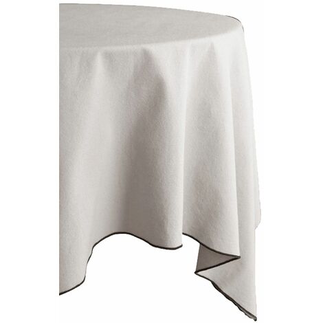 55777 - Nappe en coton teint lavé - Naturel - 160 x 250 cm
