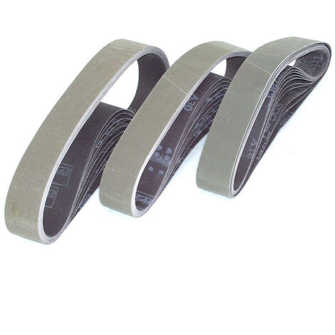 55799 10x Schleifgewebe 760x40mm A16 Schleifband f. Rohrbandschleifer Edelstahl