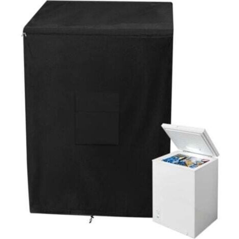 ‎55.88 x 63.5 x 85.09 cm Housse pour Congélateur Coffre, Housse De Protection Imperméable Pour Congélateur Armoire, pour Terrasse Jardin Balcon Cour（Noir）