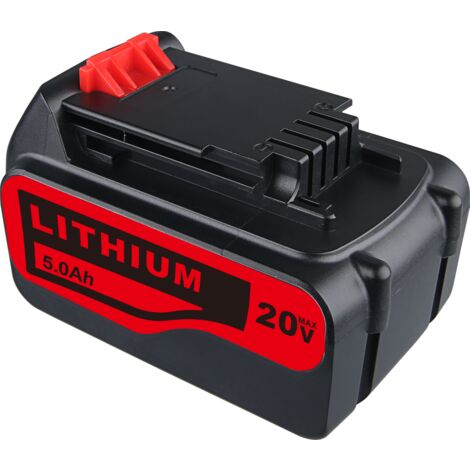 5.5Ah 18V BL2018-XJ Batterie Remplacement pour Black Decker 18V Batterie BL2518-XJ BL1518L Remplacement pour B&D 20V Batterie LBXR20 LB2X4020