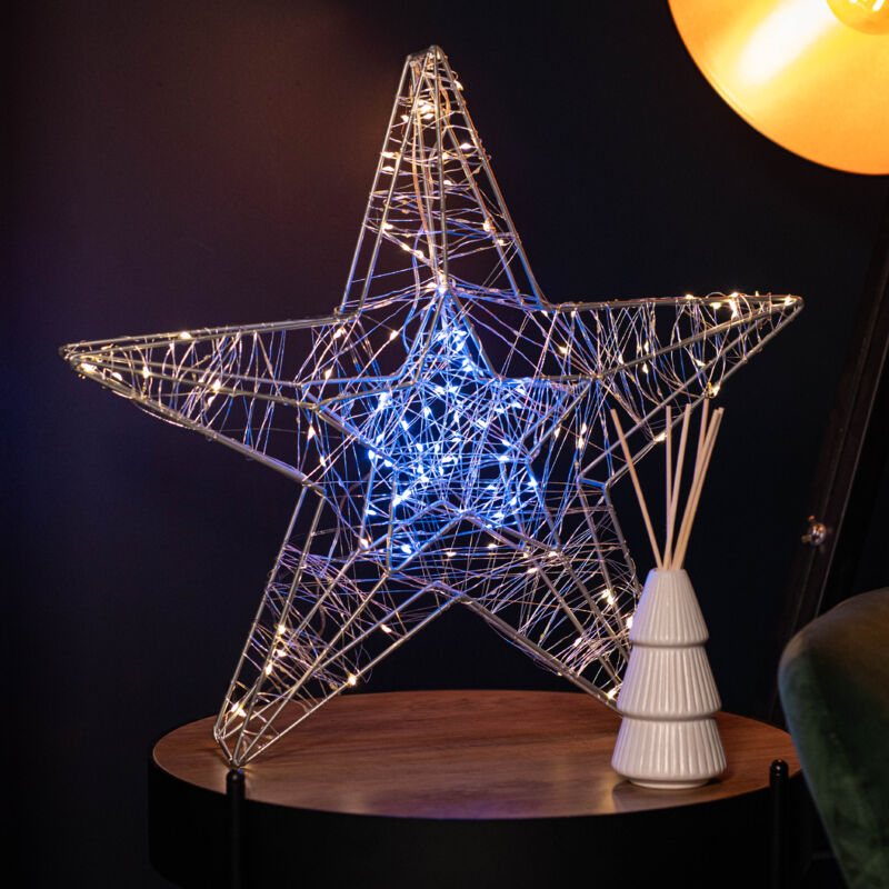 Image of 55cm Light up Double Star Silhouette&hellip;
