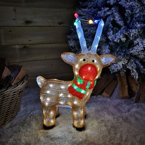 outdoor christmas decoration reindeer