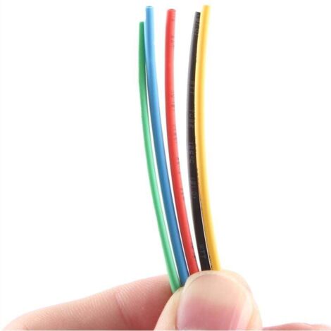 55M / Schrumpfschlauch-Set, 11 Größen, farbige Rohrhülse, Drahtkabel, 6 Farben