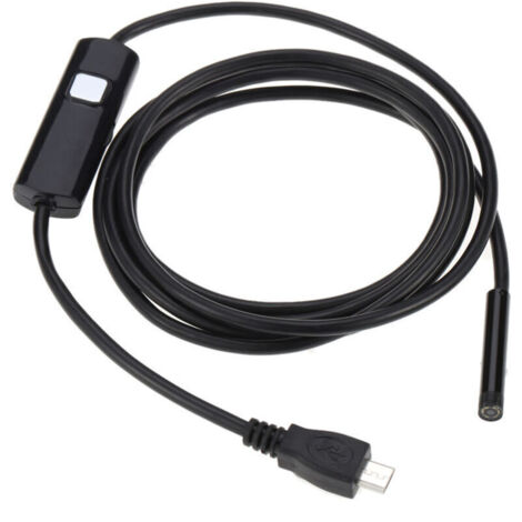 5.5Mm 1.5M Numerique Usb Endoscope Endoscope Inspection Poche Camera Serpent 6 Led Reglable Pour Android Smartphones / Portables
