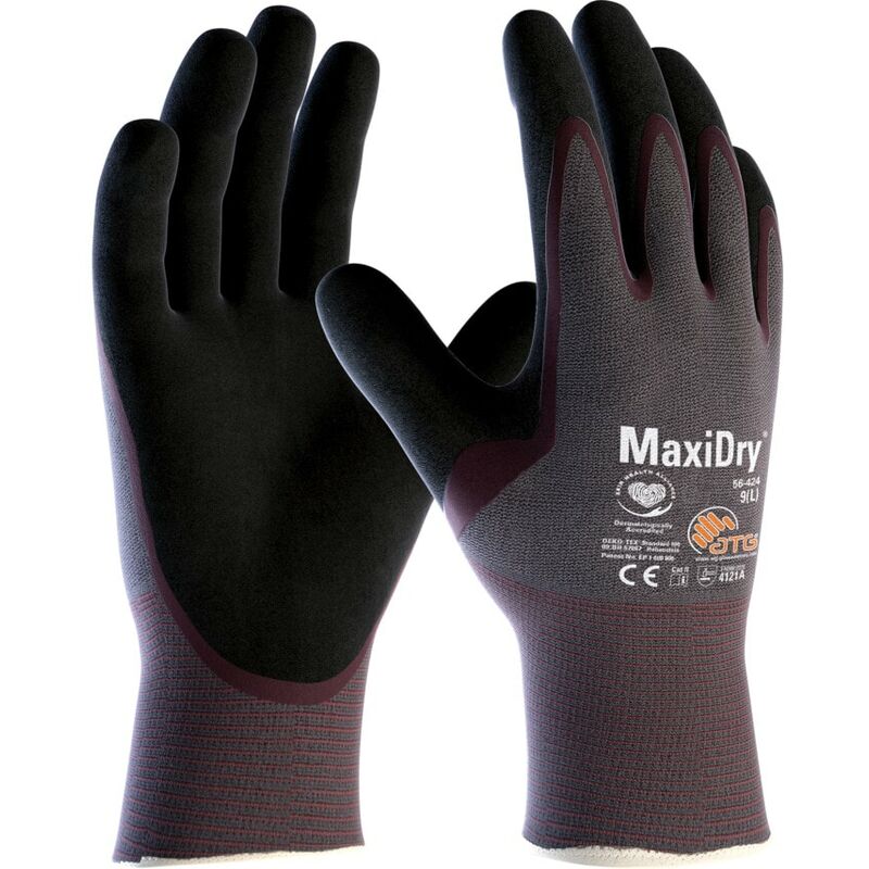 ATG - 56-424 MaxiDry P/Coated k/w Gloves Size 8