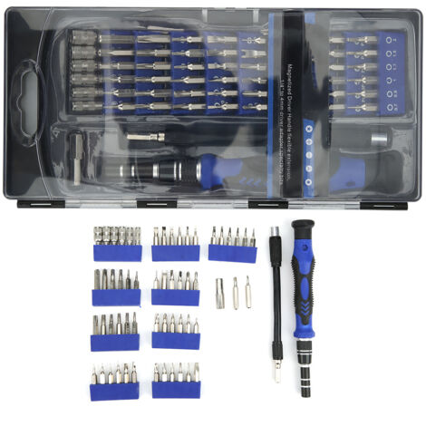 56 in 1 Multifunctional Screwdriver Set Screwdriver Bit Kit for Mobile Glasses Phone Repairing