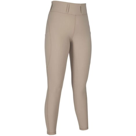 56 IT, blu navy: Leggings donna per equitazione modello Jil a vita alta con full grip