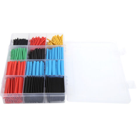 560 gaines thermorétractables colorées en polyoléfine pour isolation de fils électriques