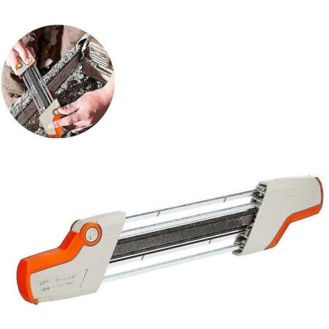 56057504303 Affûteur de chaîne compatible avec les chaînes de tronçonneuse Stihl 3/8p pour lime simple Stihl 2 en 1 4,0 mm -