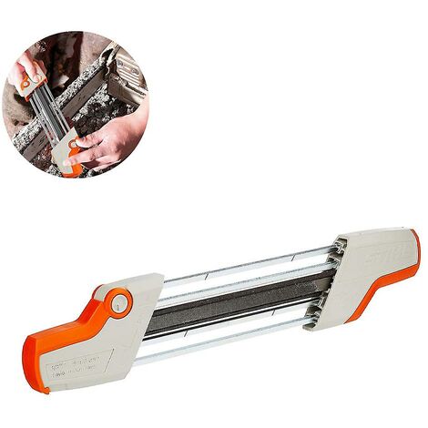 56057504303 Afilador de motosierra Compatible con cadena de motosierra Stihl 3/8 P para Stihl 2 en 1 Easy File 4.0mm -
