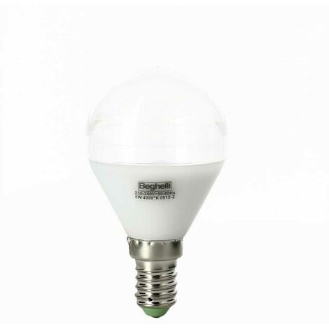 56071 Lampada a Sfera Beghelli Ecoled 6W 4000K