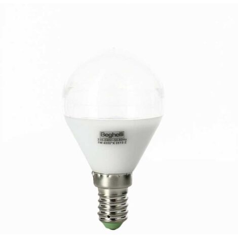 56071 Lámpara de Esfera Beghelli Ecoled 6W 4000K