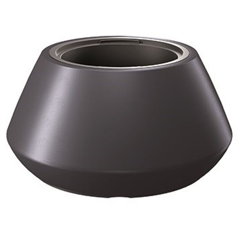 Prosperplast - Pot de fleurs 56L avec pot de fleurs ø 582 mm, Anthracite - Anthracite
