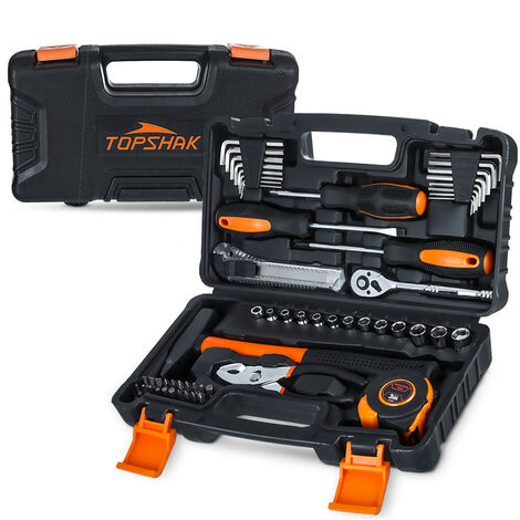 57 pièces Coffret multi-outils Coffret d'outils Mallette à outils de mécanicien Valise de Bricolage TS-CH3