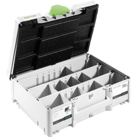 Festool – 576796 – Systainer³ SORT-SYS3 M 137 DOMINO – 3 scomparti variabili per tasselli DOMINO – Compatibile con DF 500 e DF 700