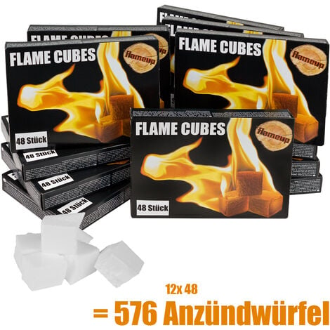 Cubes allume-feu Xtraflame en vrac pour foyers, poêles à bois et feux de  camp, paq. 60