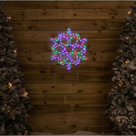 57cm RGB Digital Light up Christmas Snowflake with Remote Control & Timer Function