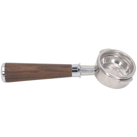 58 mm Edelstahl-Siebträgergriff, abnehmbar, bodenlos, 3 Halterungen für Nuova Kaffeemaschine