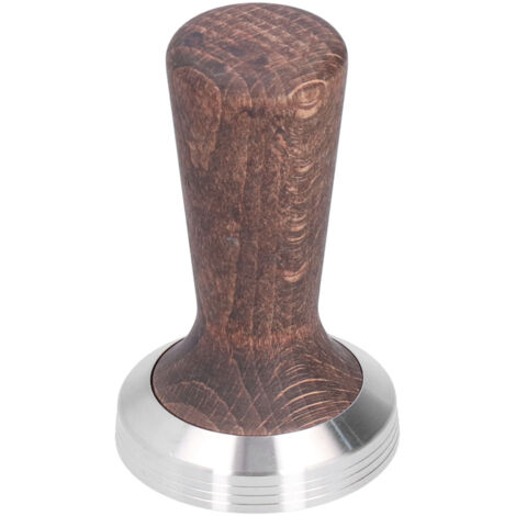 58-mm-Kaffeetamper aus Edelstahl 304 und schwarzem Walnussholz, tragbar für Zuhause und Café