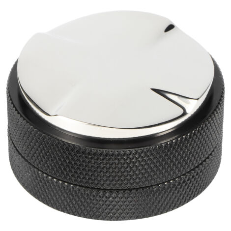 58-mm-Kaffeetamper aus Edelstahl mit 4-fach geneigter Basis und rutschfester Höhenverstellung