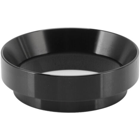 58 mm magnetischer Kaffeefiltertrichter aus Aluminiumlegierung, Kaffeepulverspender, für den professionellen oder privaten Gebrauch, schwarz.