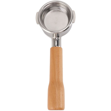 58-mm-Siebträger aus Edelstahl ohne Boden für Breville-Kaffeemaschinen, abnehmbares 2-Ohr-Design, hitzebeständig, leicht zu reinigen