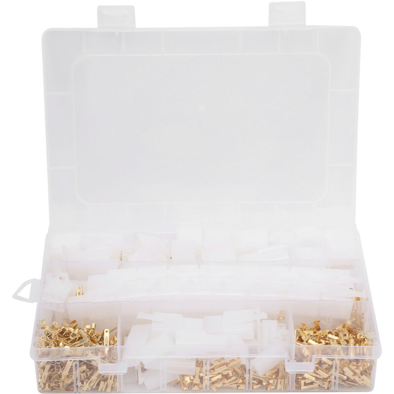 Debuns - 580 pièces de boîtier de connecteur mâle/femelle de borne de circuit 2 3 4 6 9 broches 2,8 mm pour l'électronique,DUBUNS